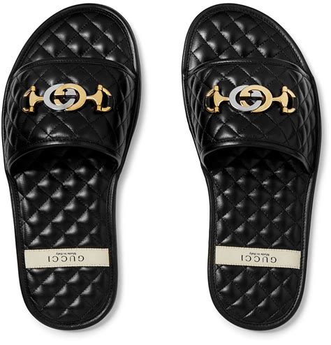 gucci slides front view|Gucci slides expensive.